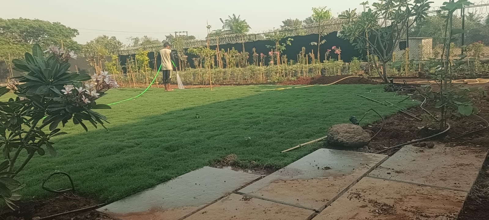 Automated irrigation system installed in Alibag
