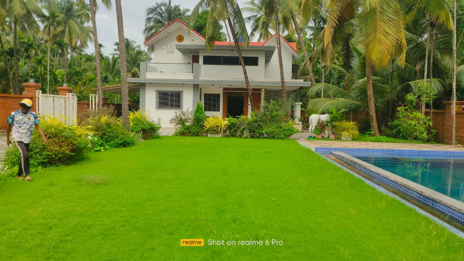 Bespoke landscape design for a villa in Alibag