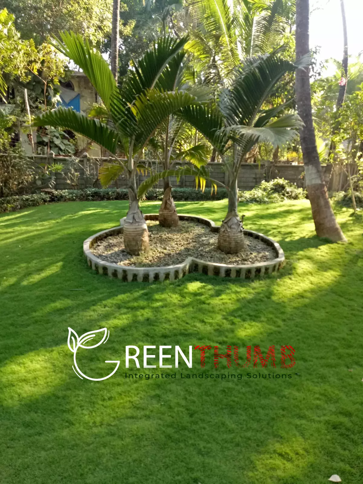 Lush green estate garden Raigad Maharashtra