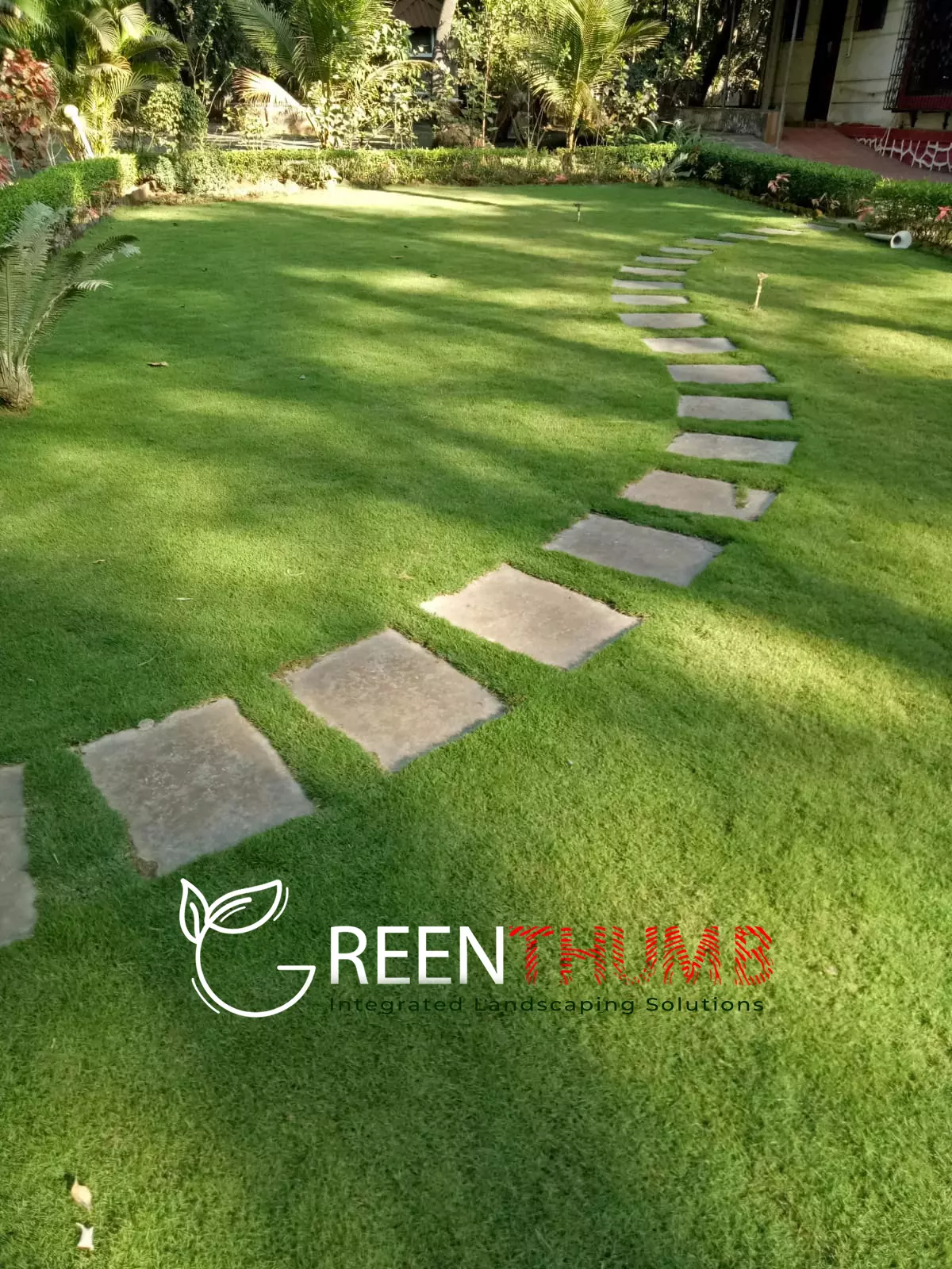 Luxury villa landscape completed project Raigad